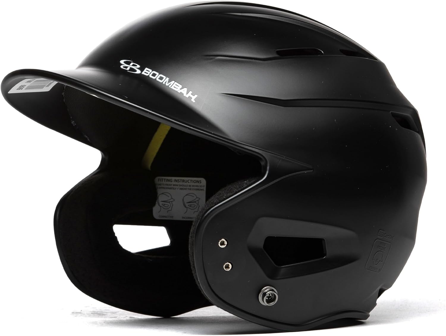 Boombah DEFCON Baseball/Softball Helmet Sleek Profile Matte Solid - Multiple Color Options - 2 Sizes