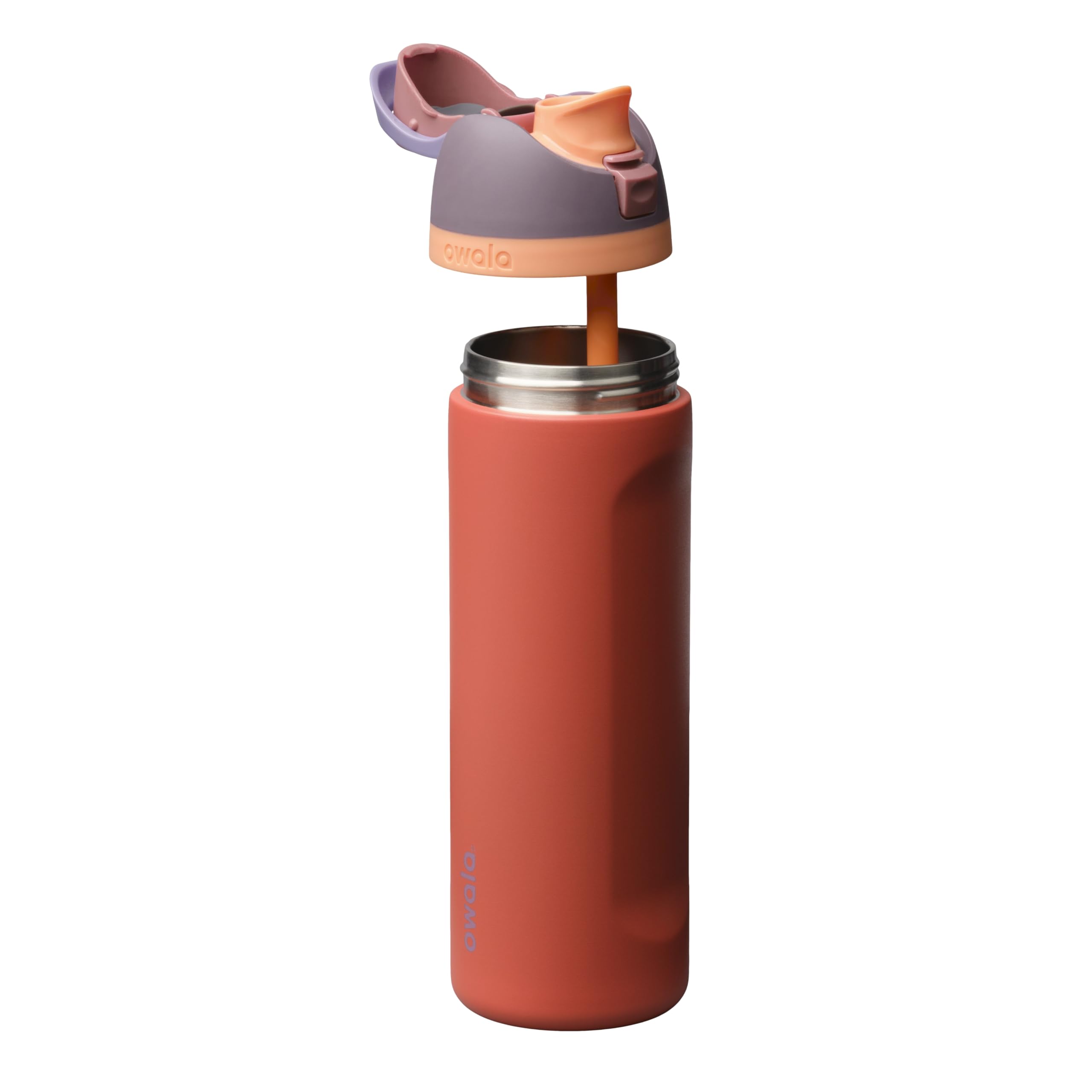 Owala FreeSip 24oz Insulated Stainless Steel Water Bottle, Terracotta Sunset alternate
