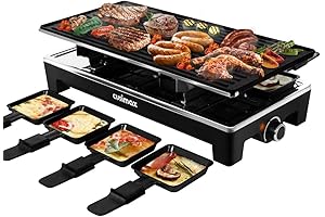 CUSIMAX Raclette Grill Electric Raclette Table