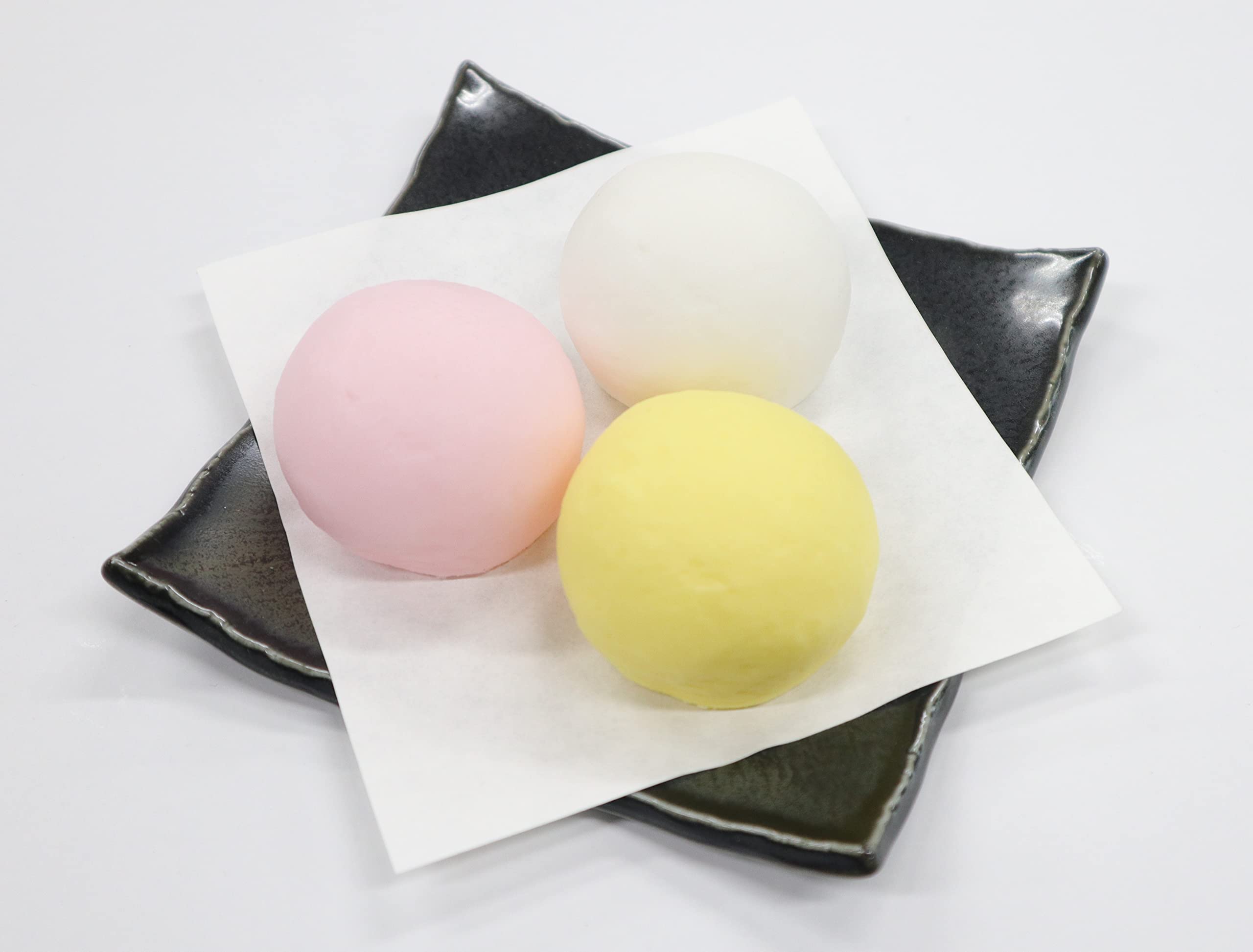 Amazon.co.jp: 食品サンプル 上用饅頭 赤 （中） 販促 ディスプレイ