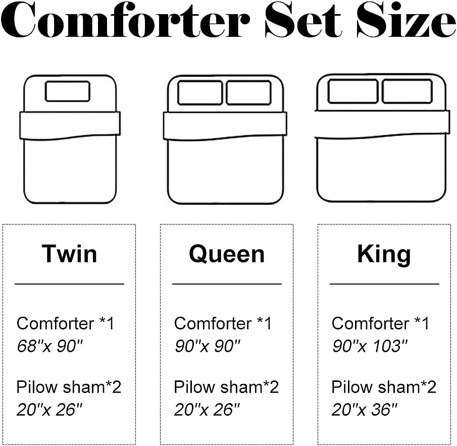 Shatex Twin Comforter Set 2 Pieces – Boho Soft Microfiber Bedding with Comforter and Pillow Sham, Multi-Color Floral, All Season