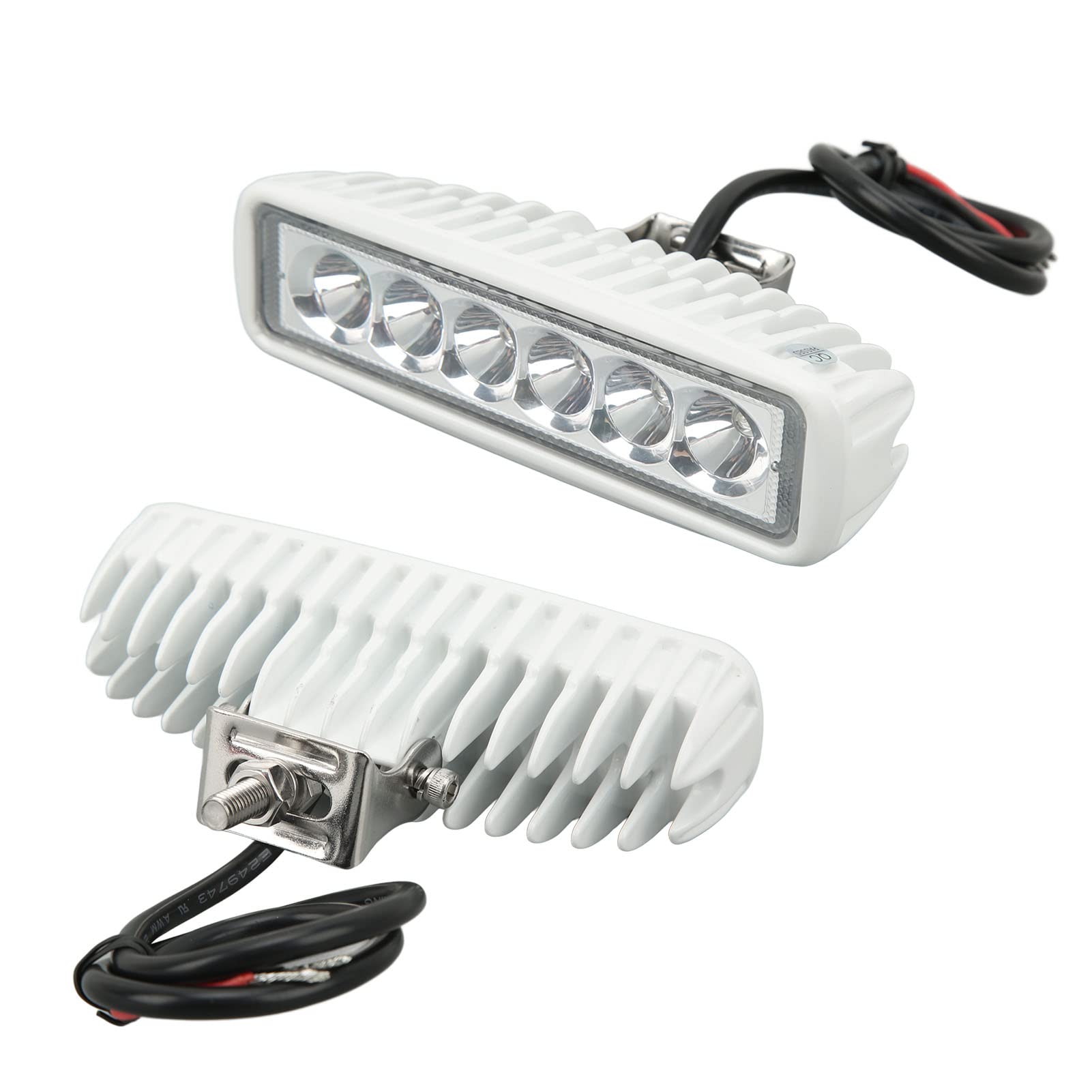 Luz De Trabajo LED Para Barcos, 12 V A 24 V CC, Focos Marinos LED A Prueba De Agua Para Automóviles, Yates, Iluminación Exterior(WHITE+BLUE)
