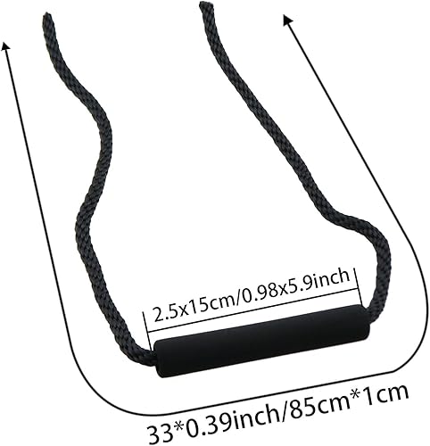 Miniatura 2 de MEETOOT 2 piezas de mango de repuesto para refrigerador rotomoldeado, accesorio de tanque de sujeción negro, mango de transporte de nailon de