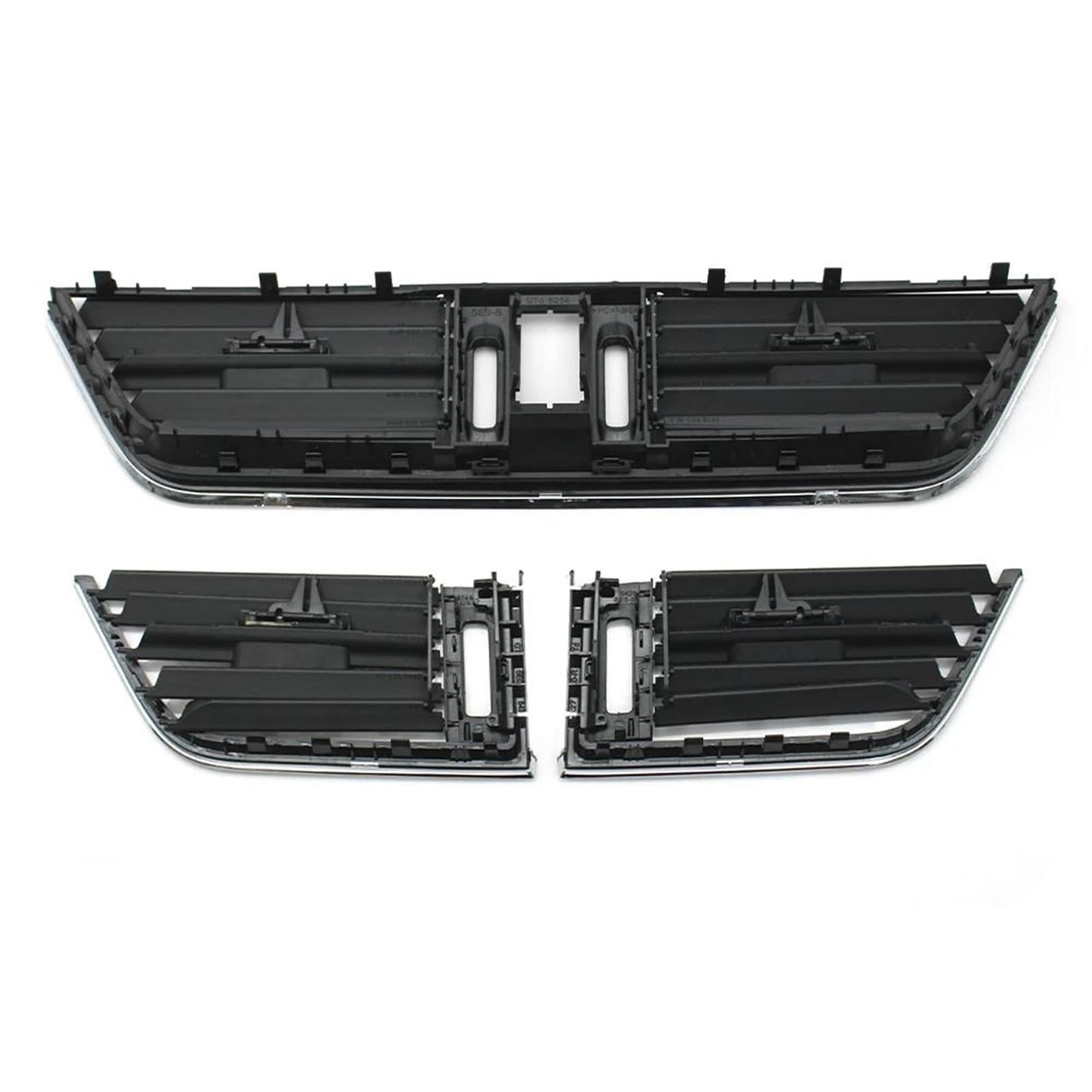 Copertura Griglia Ventilazione Per Skoda Per Octavia 3 A7 5E MK3 2015-2021 Cruscotto Dell'automobile Sinistra Destra Centrale Aria Condizionata AC Griglia Di Sfiato 5E0820951C(Central-Model B)