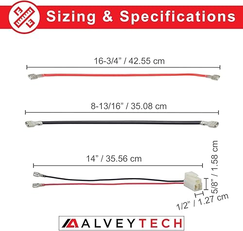 Miniatura 5 de AlveyTech Paquete de repuesto de batería Razor E300 de 24 voltios, compatible con scooter Razor E300, E300S y E325 (9Ah, versión 11 y 13+)  AGM