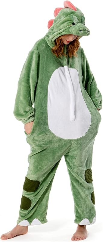 OLAOLA Adult Onesie, Halloween Costume Cosplay Animal One-Piece Pajamas