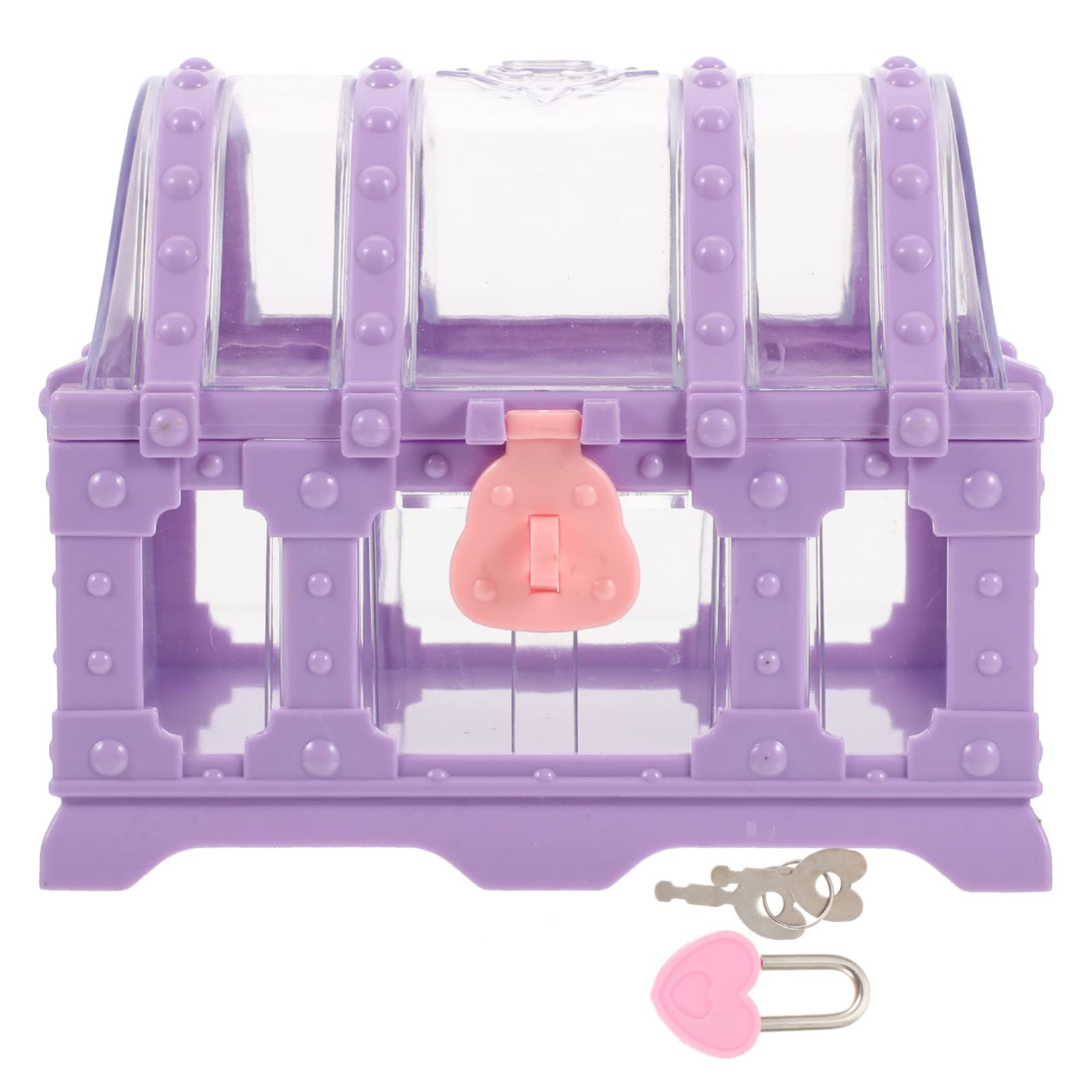 Ipetboom Gem Toy Storage Box Boys and Girls Treasure Chest Pirate Toy Small Decorative Box for Boys and Girls