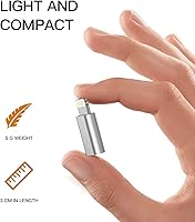 Vista 7 de Adaptador micro USB a Lightning (paquete de 3) convertidor de transmisión de datos de carga rápida, cable micro USB hembra a conector Lightning