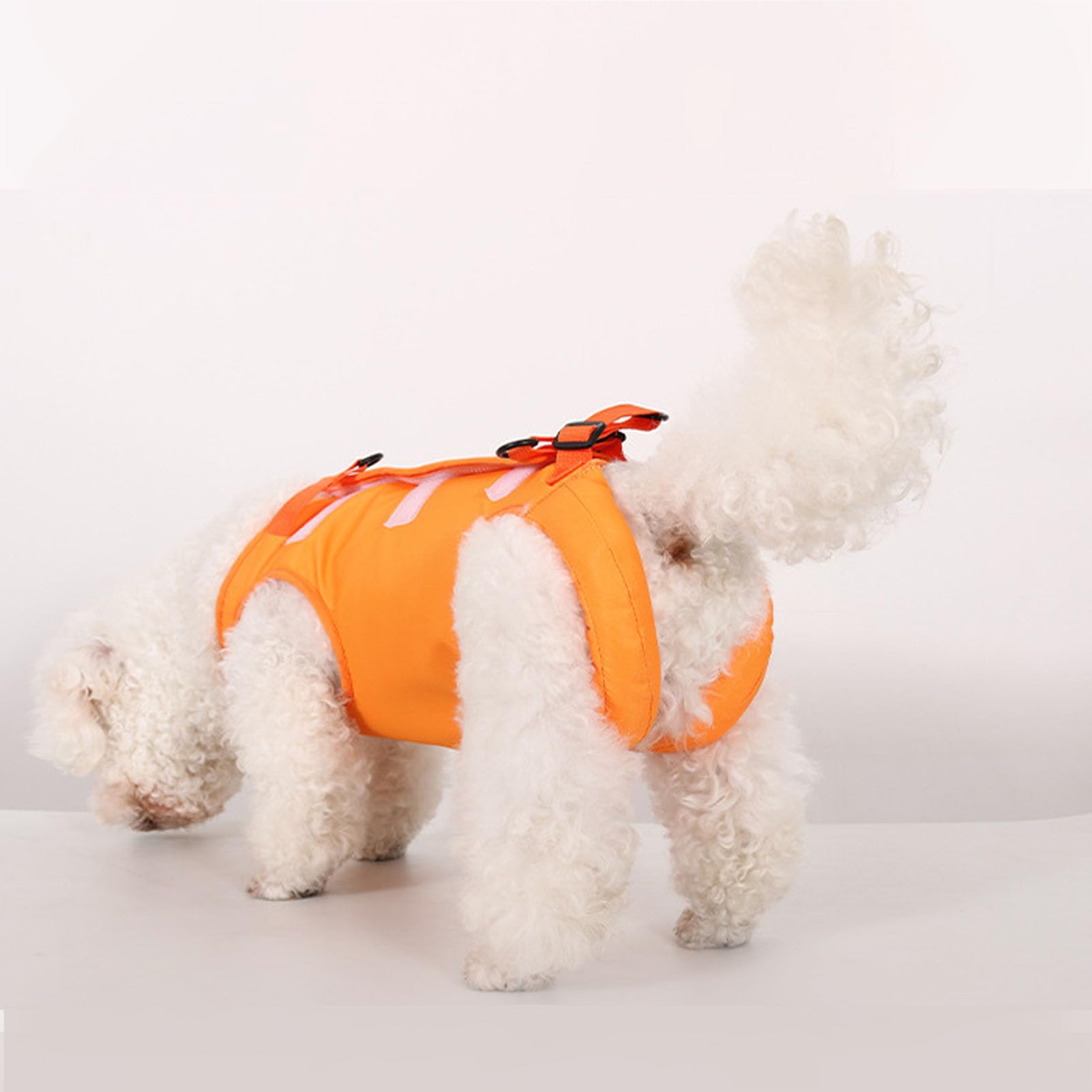Acouto Élingue de Harnais de Poitrine de Style Gilet, Mélange de Polyester en Nylon, pour Les Personnes âgées Handicapées Chiens Handicapés Handicap de Chien Huissier de Support de Support (M)