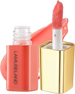 Soft Cream Liquid Blush Makeup, Mini Liquid Cream Blusher, Blush Stick for Cheeks, Long-Wearing, Smudge Proof, Natural-Looking, Skin Tint Blush Makeup (Milk Tea 02)