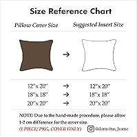 Vista 3 de DOMVITUS Boucle Fundas de almohada de 12 x 20 pulgadas, fundas de almohada color crema, almohadas decorativas para cama, sofá, almohadas