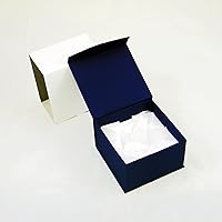 Vista 3 de Amlong Crystal Pirámide de cristal transparente de 4 pulgadas con caja de regalo