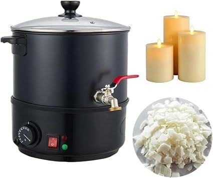 Electric Candle Wax Liquidizer with Thermal Insulation - Precision Temperature Adjustment for Crafters & Salon Professionals20L