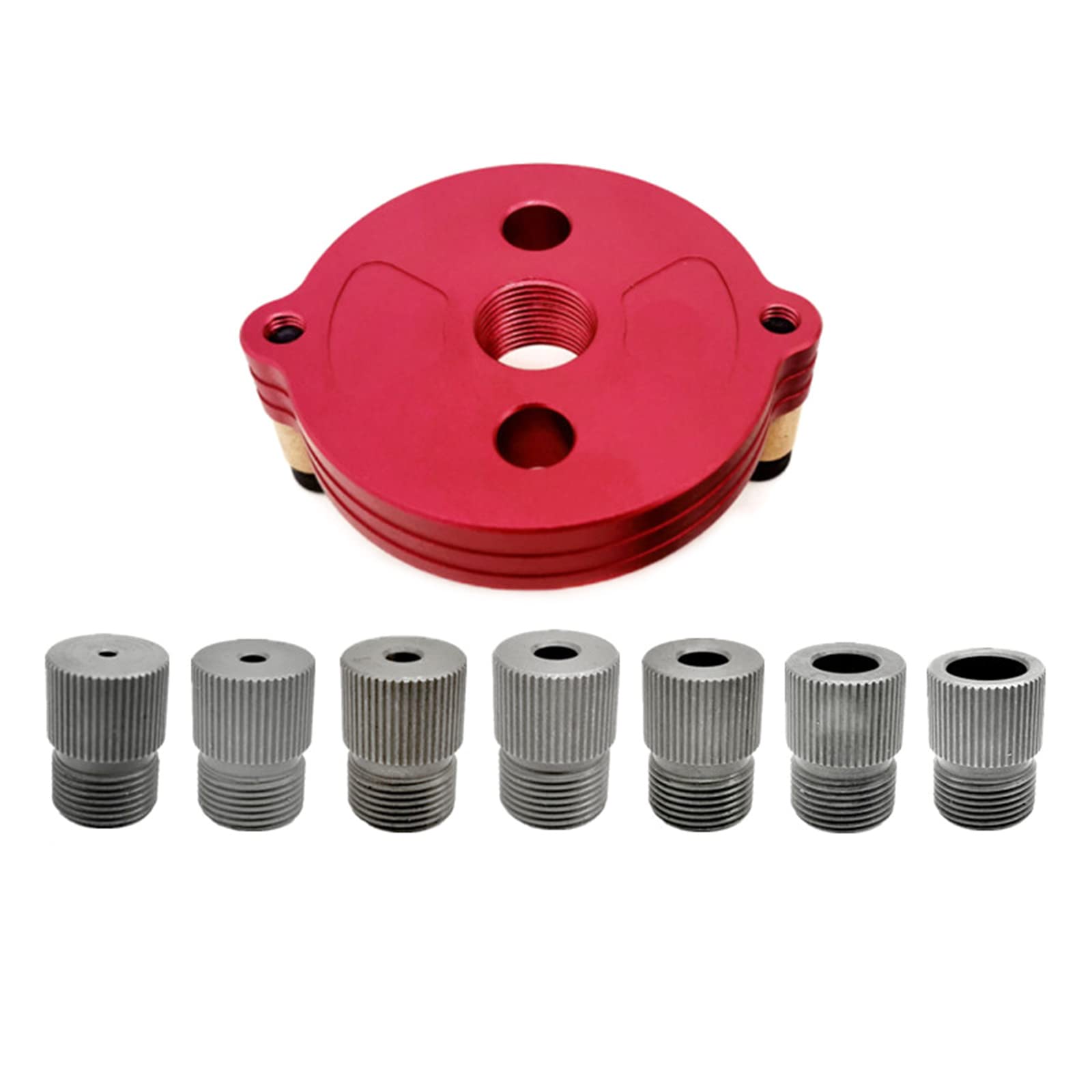 Kalttoy Vertical Self-Centering Doweling Jig Vertical Hole Puncher Drill Guide Locator For Furniture Connection Woodworking Tool Pocket Hole Jig