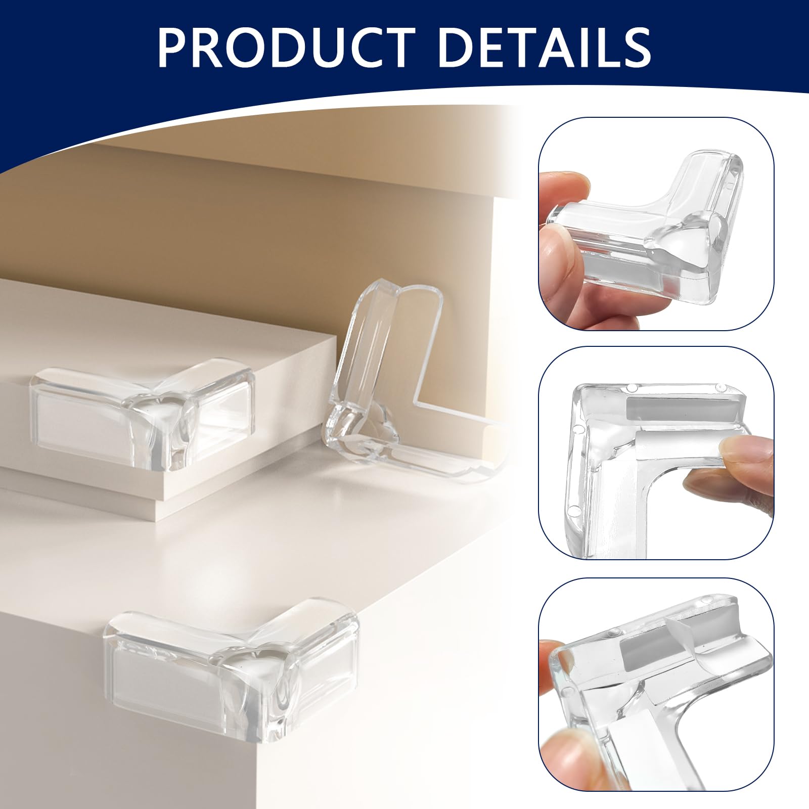 Paraspigoli Per Bambini Trasparenti | Confezione Da 16 | PVC Sicuro E Non Tossico | Adesione Forte - Foto 8