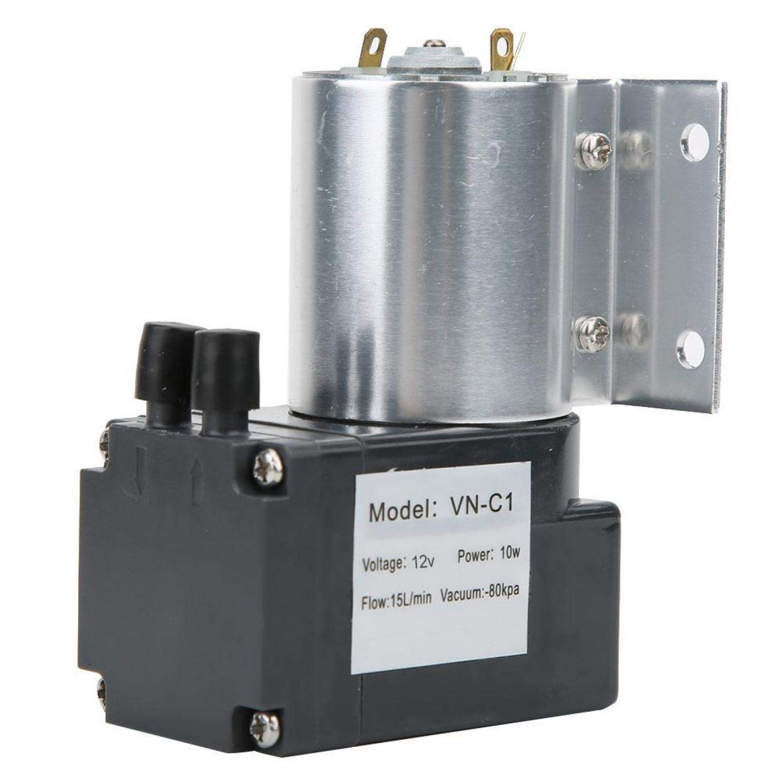 DC 12V/24V 15L/Min 200kpa Pompe à vide d'aspiration de pompage à dépression avec support(DC12V)