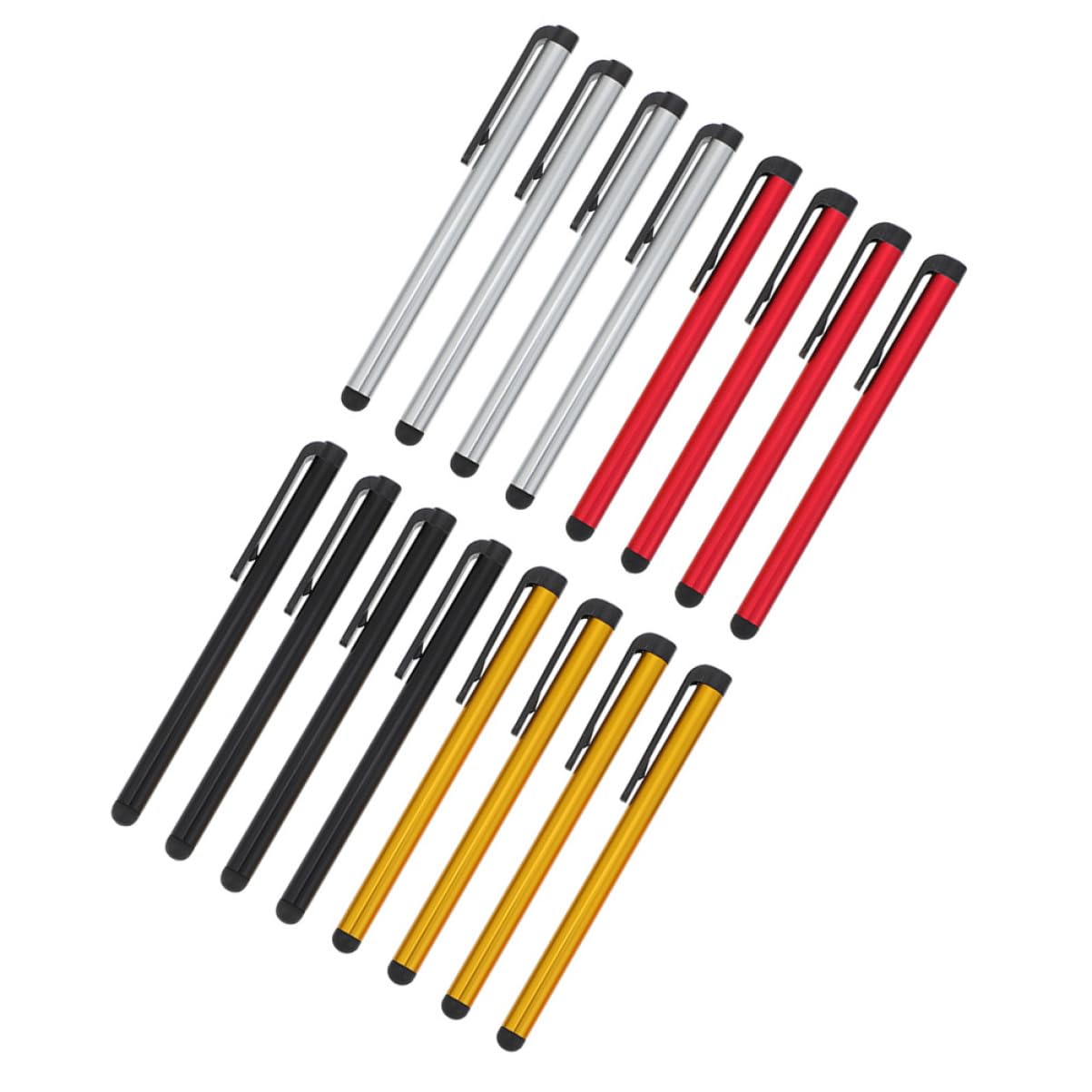 MAGICLULU 80 Piezas Pantalla Táctil Stylus Pluma Capacitiva Lápiz Óptico Lápiz De Pantalla Táctil Universal Lápiz De Precisión para Tabletas Bolígrafos Teléfono Metal Aleación De Aluminio