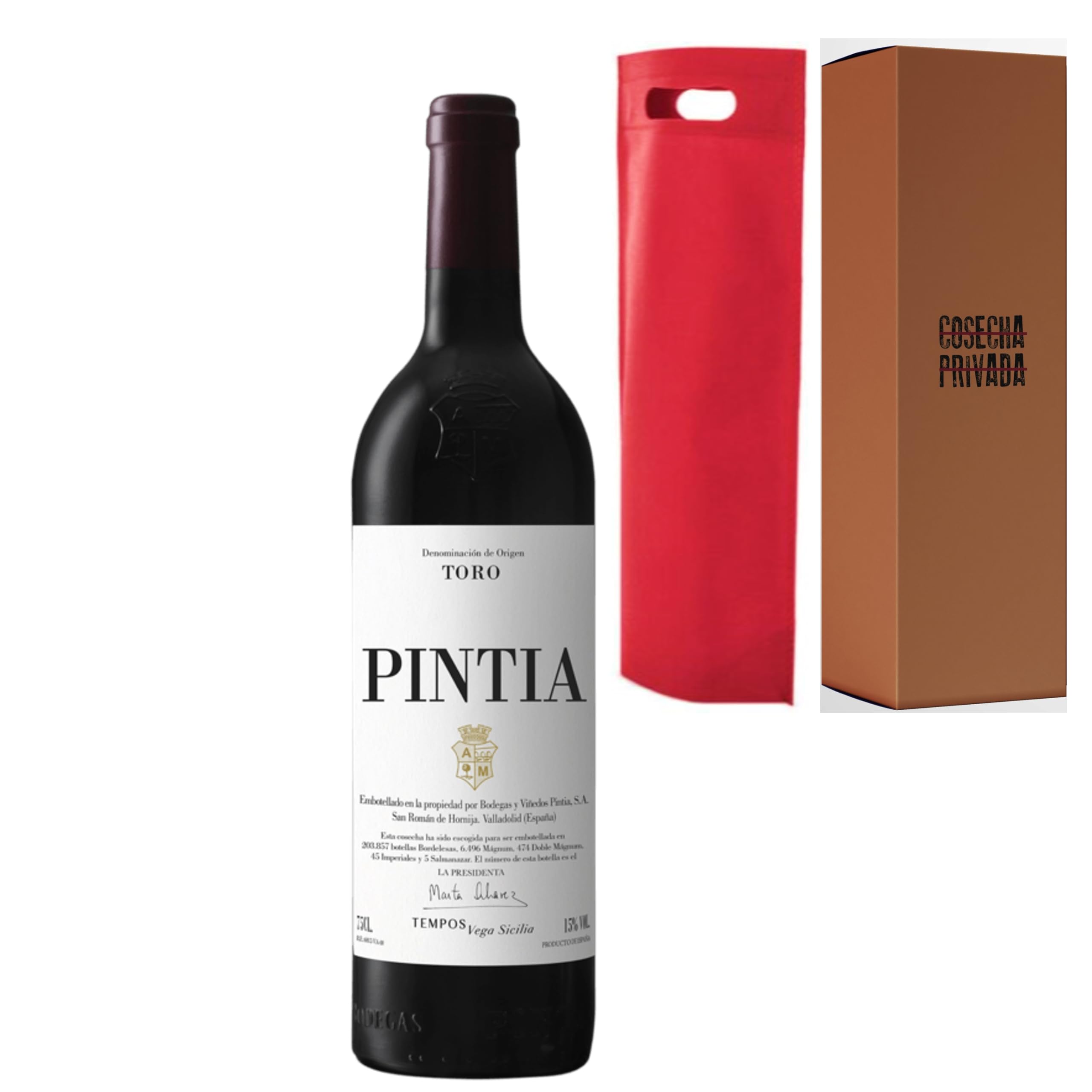 Pintia – Lieferung 24H – Flasche 75 cl als Geschenk Wein – Vega Sizilia – Rotwein – Stierwein – ausgewählt und versendet von Cosecha Privada Pintia F