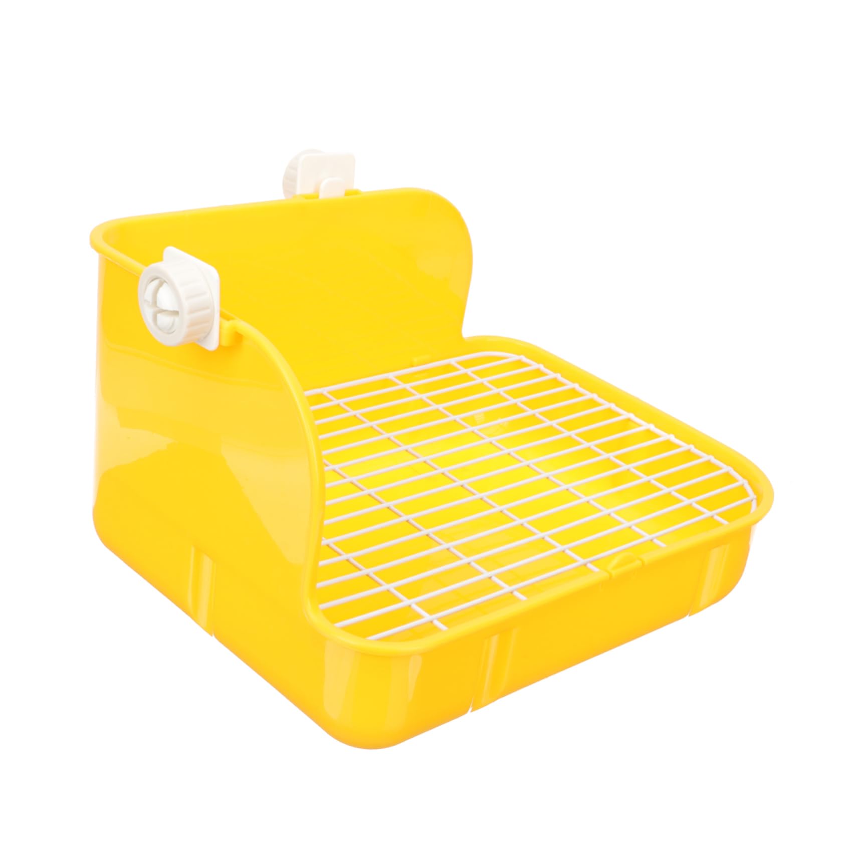 Contenitore Toilette in Plastica con Base Filtro per Coniglio Nano e Criceti Pulizia Facile Lettiera per Animali Piccoli