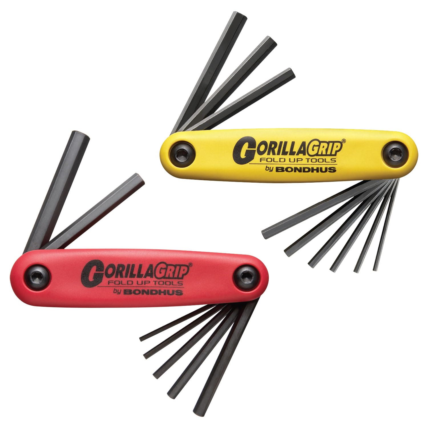 Bondhus 12522 GorillaGrip Hex Fold-up Double Pack, 12587 (2