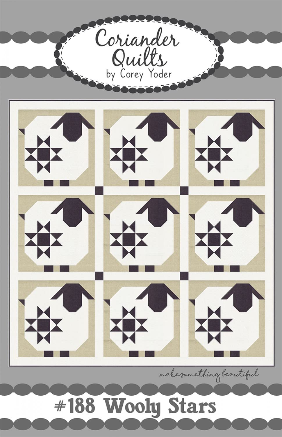 Coriander Quilts Wooly Stars Pattern, None