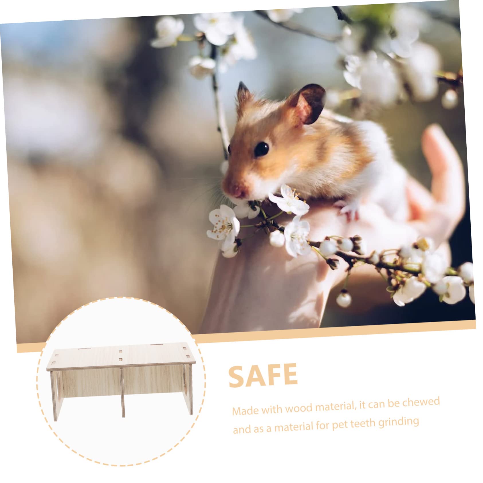 Amazon | GREENADSCAPE ハムスター木製隠れ家 小動物用ハウス