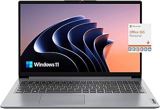 Lenovo IdeaPad, 20GB RAM, 1TB SSD, AMD Dual-core Processor, 15.6 Inch HD Anti-Glare Display, Long Battery Life Up to 9.5H...