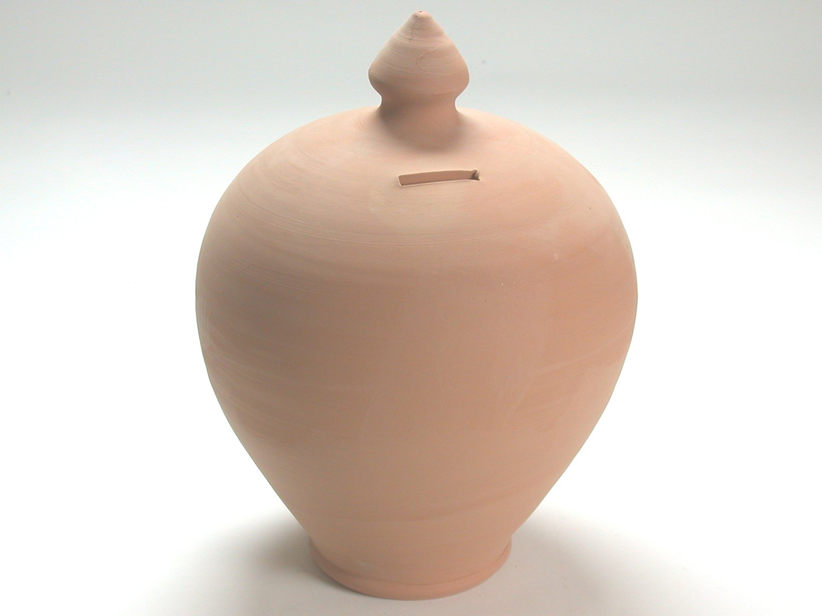 Salvadanaio In Terracotta Vintage - Alto 25 Cm, Base 19 Cm - Da Rompere Per Prelevare Risparmi - Foto 4