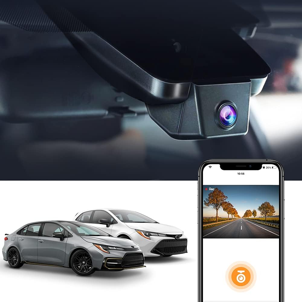 Fitcamx 4K Dash Cam Suitable for 2022 2023 2024 Toyota RAV4 LE Limited ...