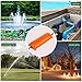 Flemoon Outdoor Extension Cord Safety Cover with Waterproof Protector Seal, Weatherproof Electrical Connection Box for Outdoor Outlets, Plugs, Sockets, Holiday Decorations, Power Tools, Orange