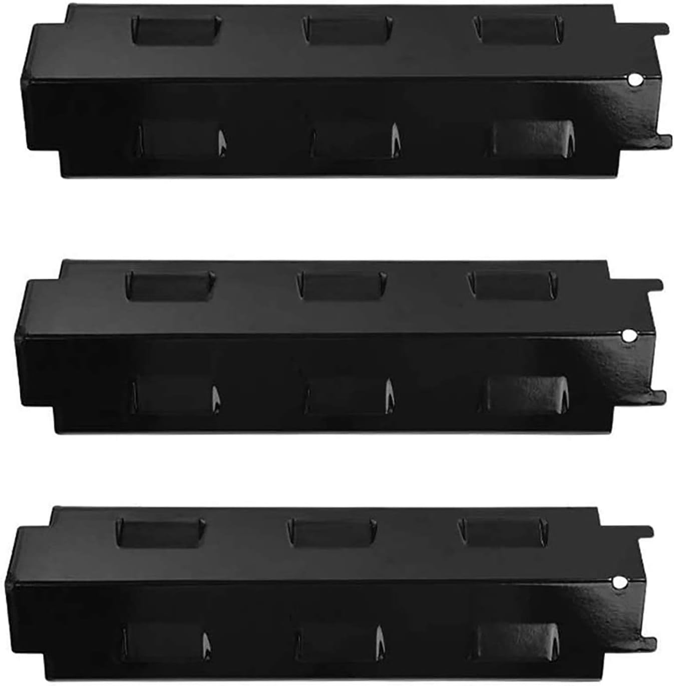 BBQ-Element Grill Heat Plate Shields Replacement compatible for Charbroil 463436215, 463230513, 463230514, 463441514, 463230515, 3-Pack Grill Hot Plates Heat Diffusers for Master Forge GD4215S