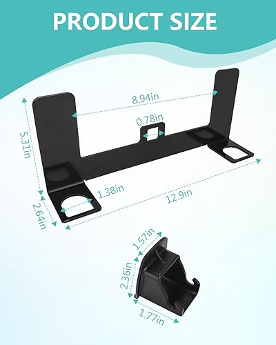 Miniatura 2 de Kit de anclaje de seguridad para asiento de coche, adaptador de pestillo de acero ISOFIX para ISOFIX Kit de montaje de anclaje de retención de