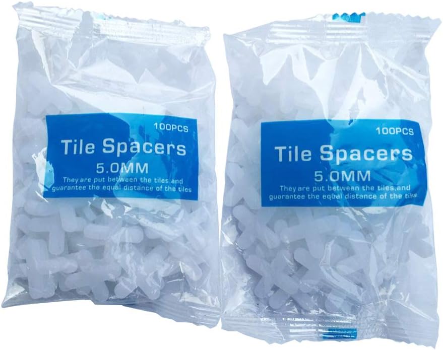 Tile Spacers 5mm 3/16" 1000pcs Ceramic Wall Floor Cross Spacers Tile