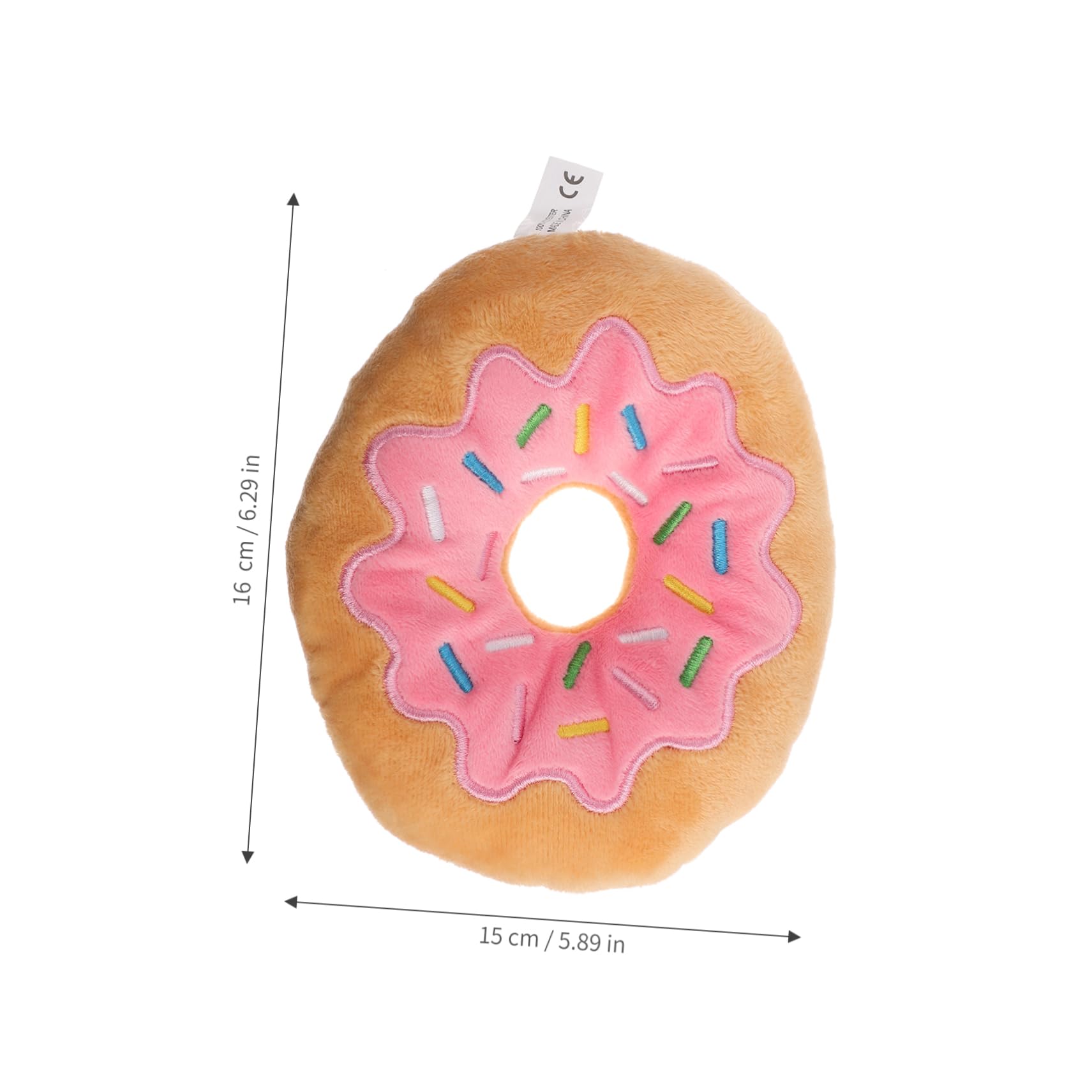 Didiseaon 4pezzi Giocattoli Squeaky Per Cani Morbidi Donuts Peluche Da Giocattoli Da Masticare Interattivi Per Cuccioli Divertenti e Sicuri Per Gioco