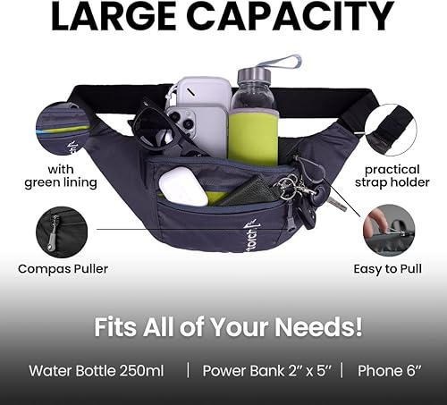 Miniatura 4 de NEWRA Por Torch, Gris oscuro, Riñonera