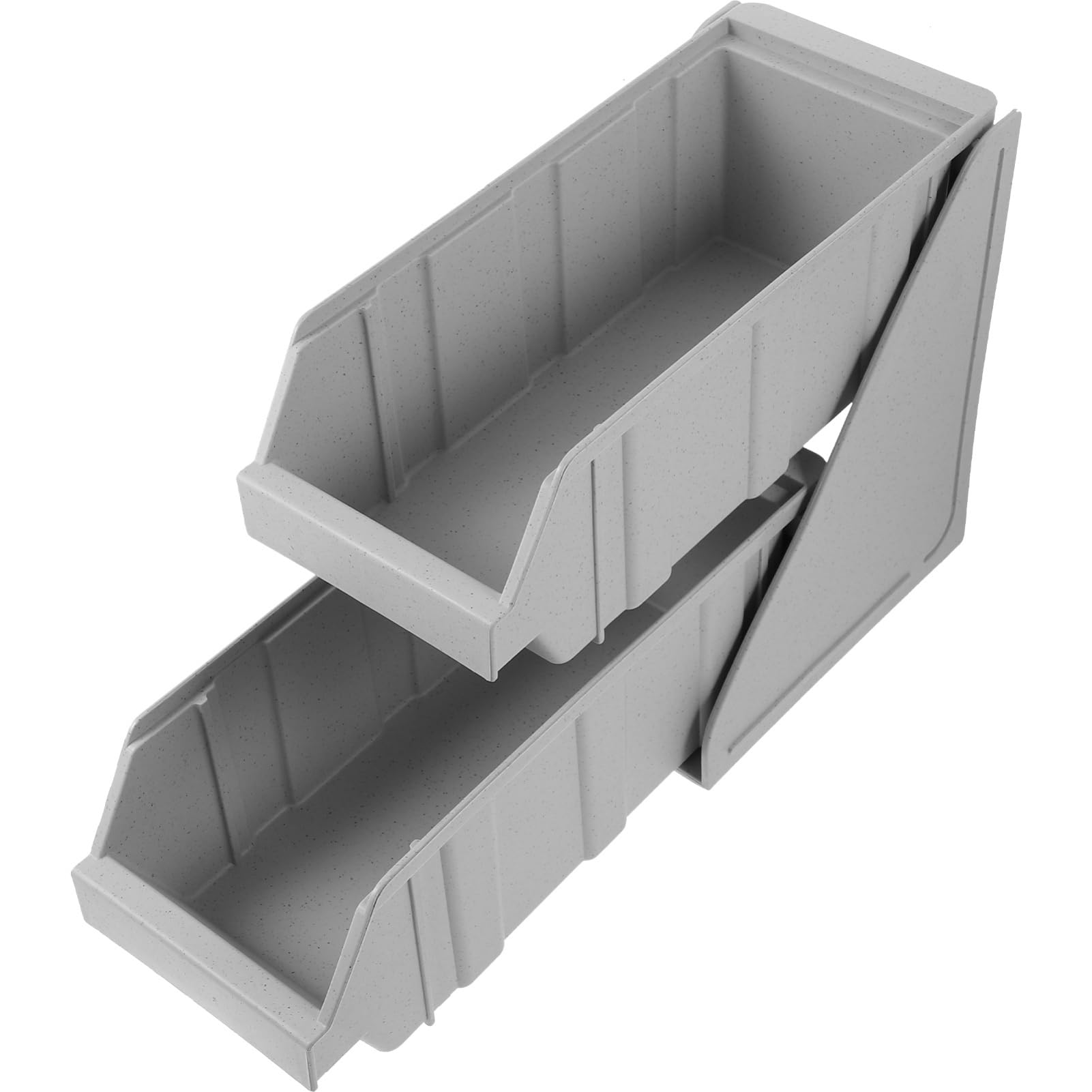 FUNOMOCYA Hotel Sugar Bag Organizer Plastic Desktop Sugar Bag Holder Grey Tea Bags Coffee Station Holder