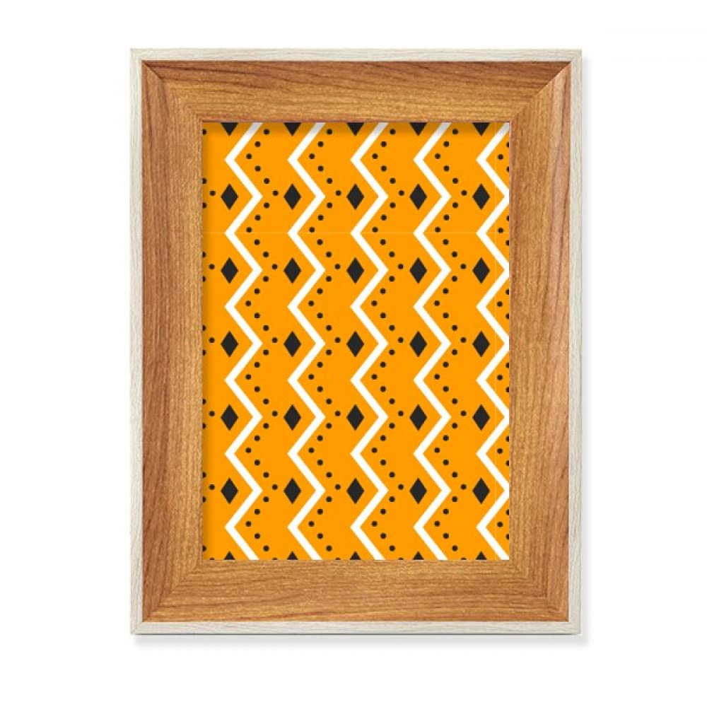 Cadre photo Halloween bois orange haut de gamme pour affichage art de bureau