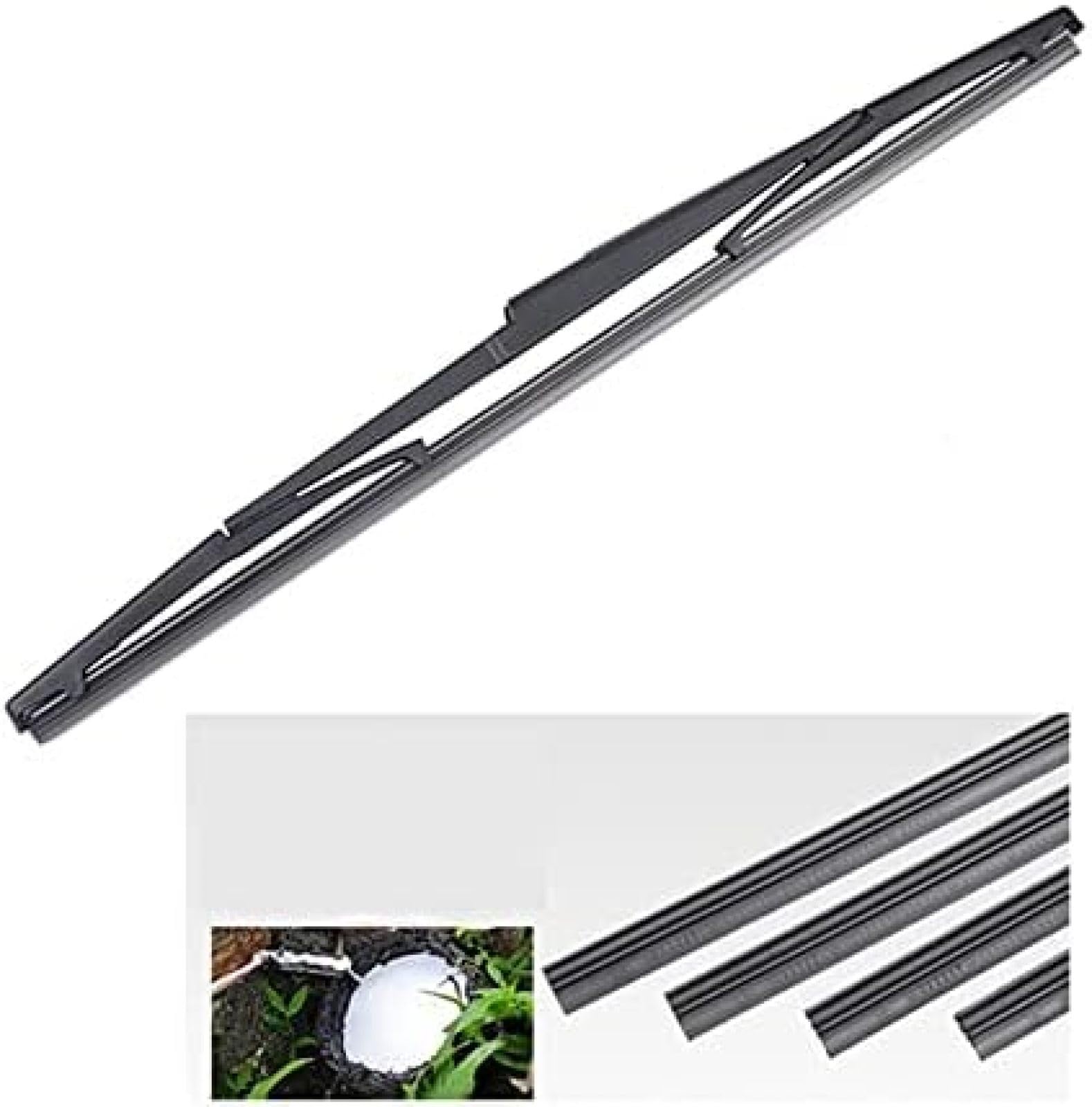 para Hyundai, para Veracruz IX55 2006 2007 2008 2009 2010 2011 2012, Juego de escobillas limpiaparabrisas Delanteras y traseras para Ventana de Coche, limpiaparabrisas de 24 "20" 14 "