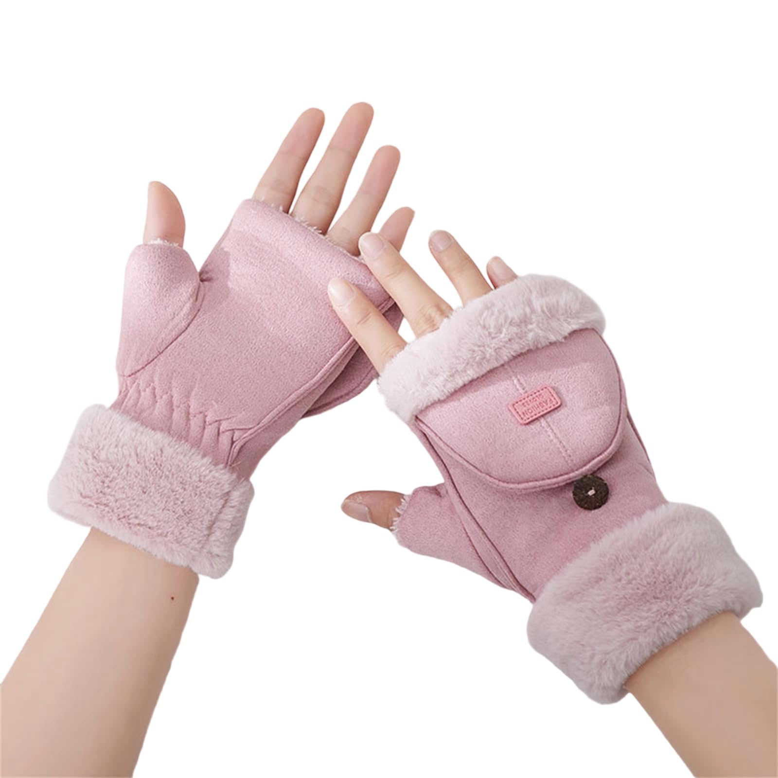 MICFENY 2pack Antiskid Thermals Gloves Multipurpose Winter Mittens Breathable Gloves for Outdoor Activity