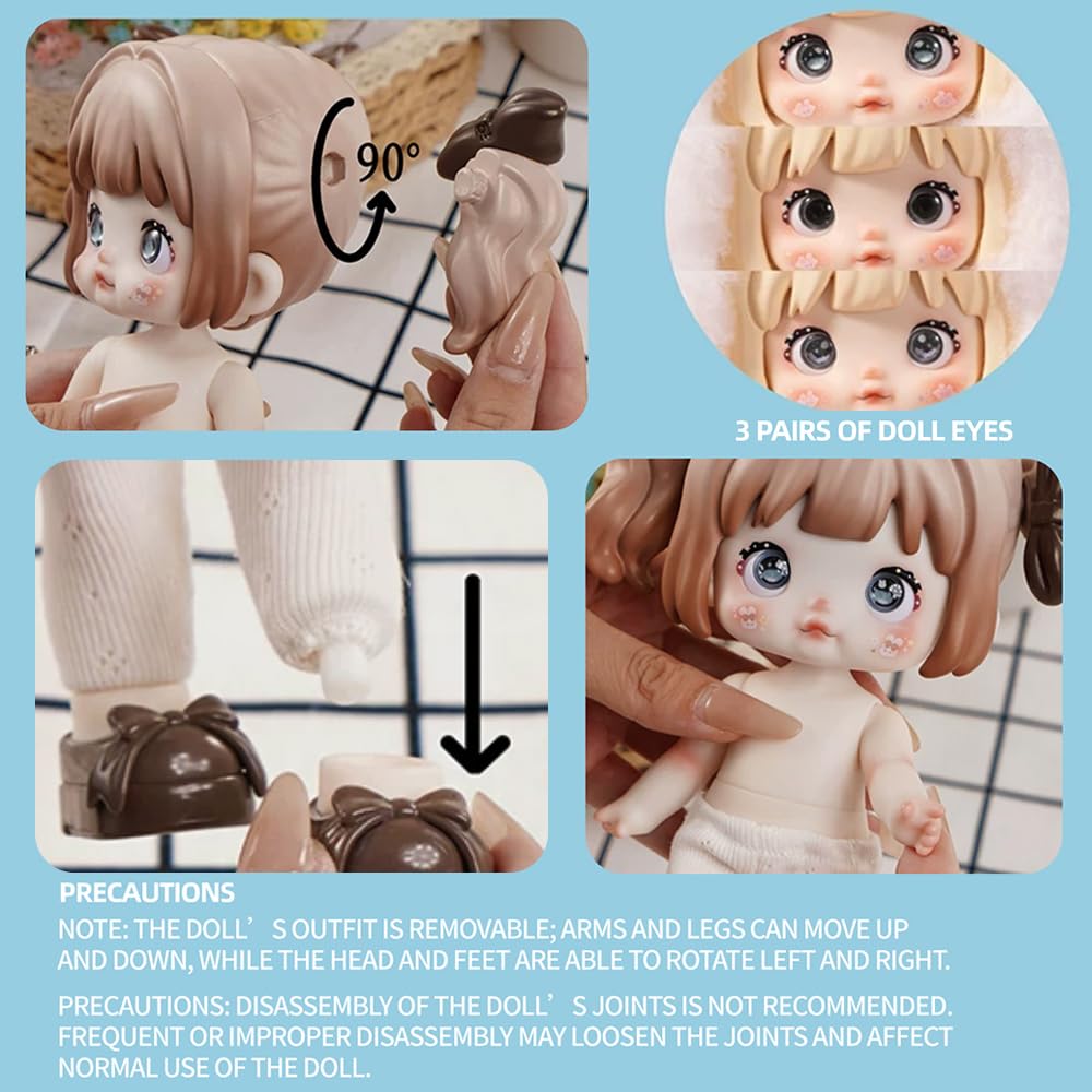 Serie Forest Country - Peluche con viso in vinile, confezione a (Whole Set) | sorpresa, action figure da collezione, ornamento, regalo