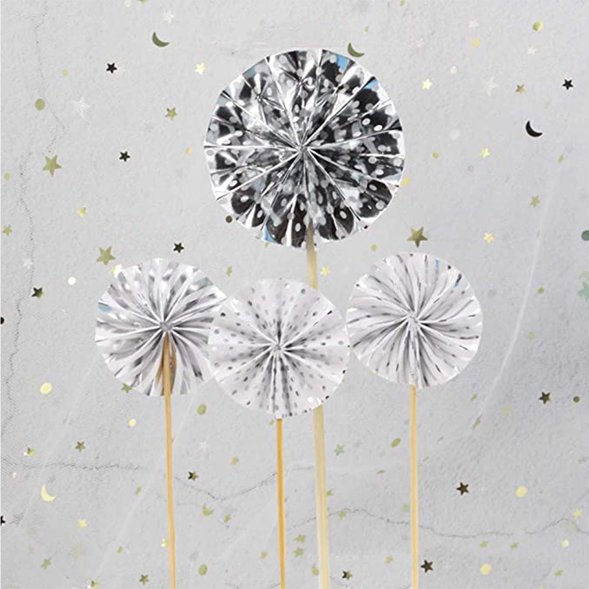 Buy Fantasyon 24 Pcs Happy Birthday Cake Toppers Set, Cake Candles