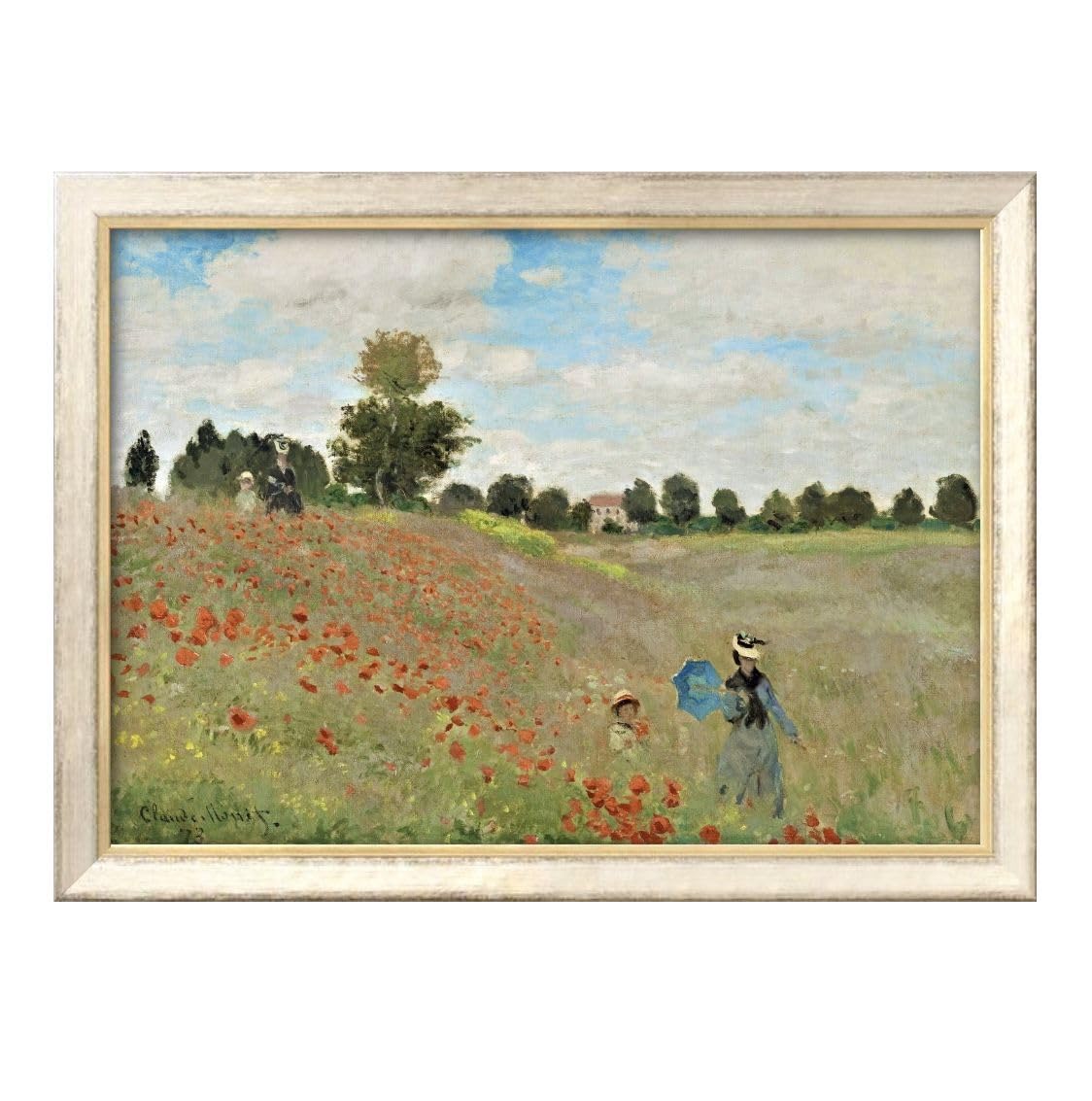 Amazon.co.jp: クロード モネ アルジャントゥイユのひなげし A3 サイズ