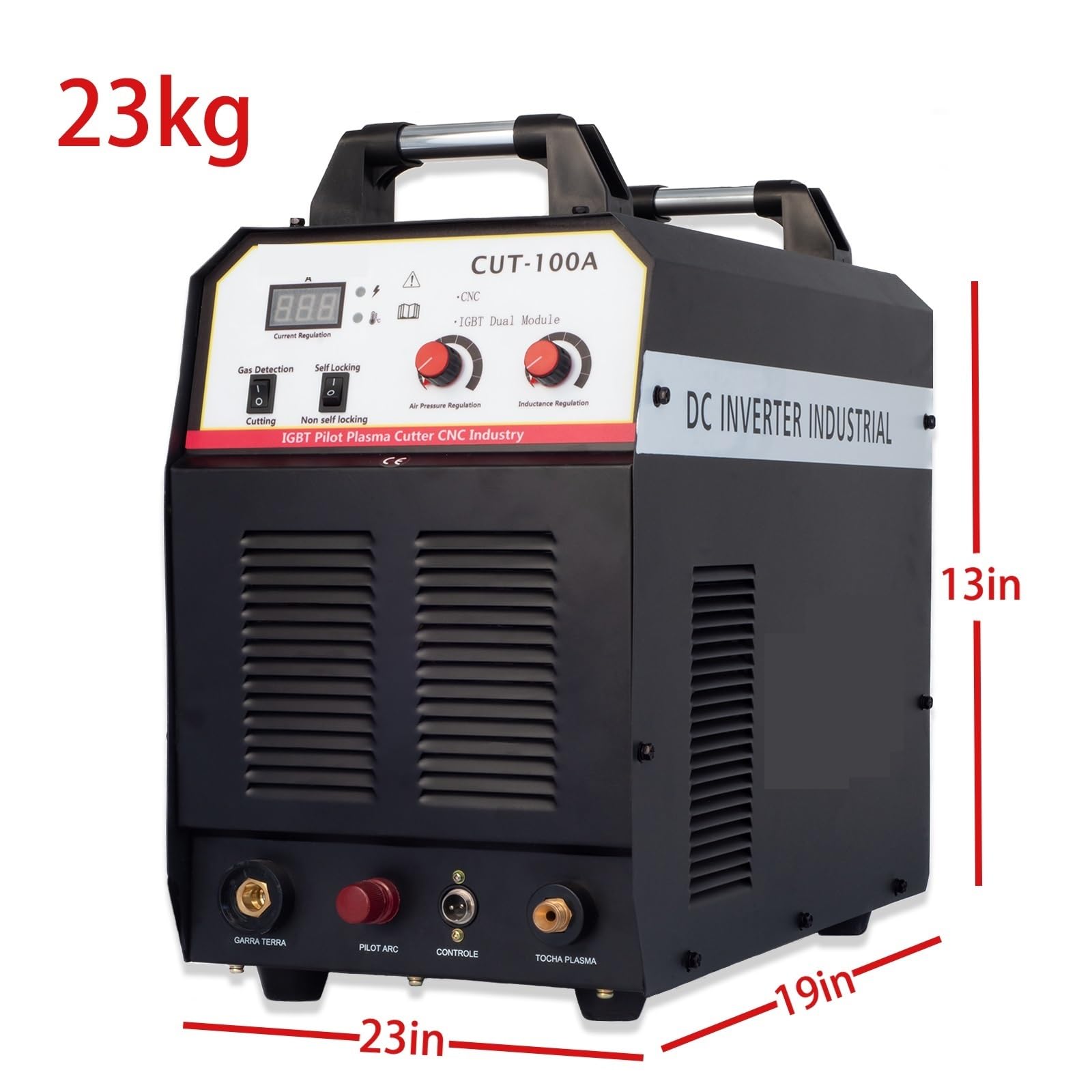 Przecinarka plazmowa CNC Przecinarka plazmowa 100Amp Cięcie CNC 30mm Przemysłowa maszyna do cięcia plazmowego z łukiem metalowym 380 ± 15%