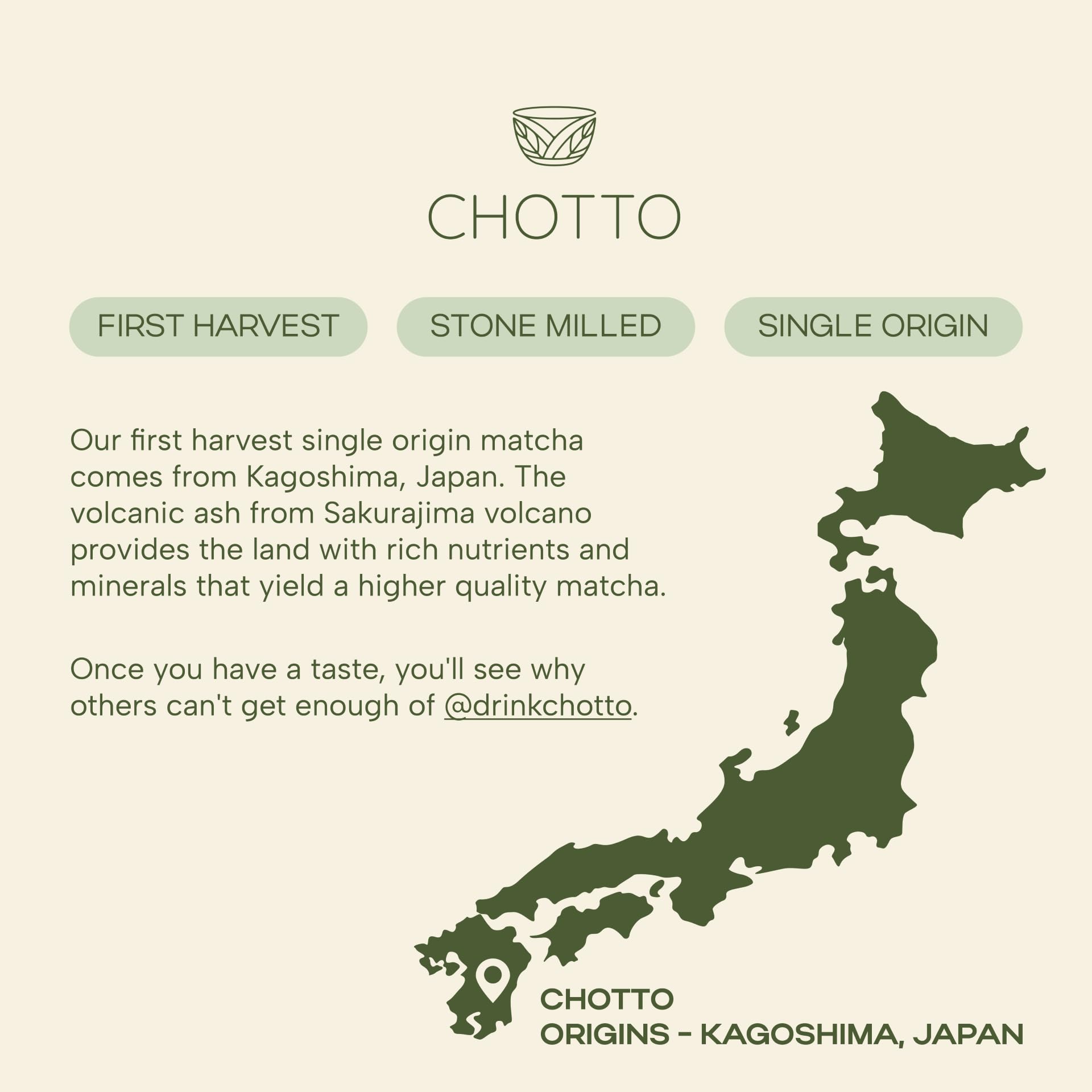 Chotto Premium Organic Ceremonial Grade Matcha Powder 30g 1 06oz — view 5