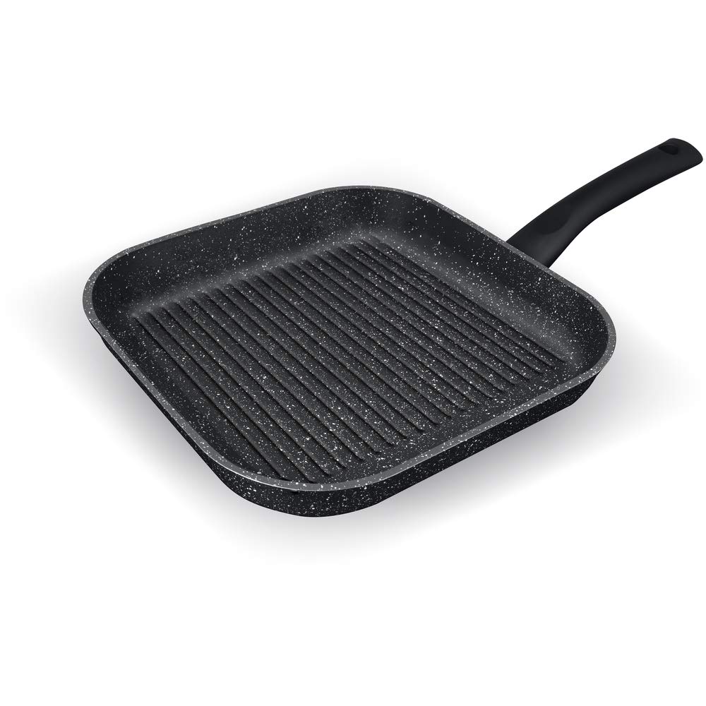La Mart Non-Stick Frying Pan, 4 cm x 26 cm, Black