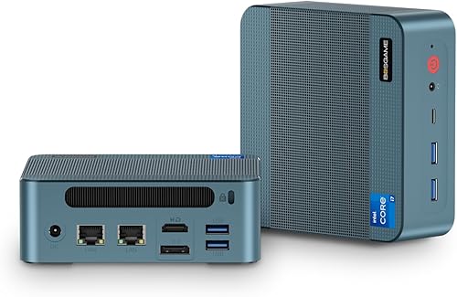BOSGAME Mini PC P2 Plus - Intel i7-12700H, 32GB DDR5, 512GB NVMe SSD  Win11 Pro  Thunderbolt 4, pantalla triple 4K  2.5G Ethernet + WiFi 6E