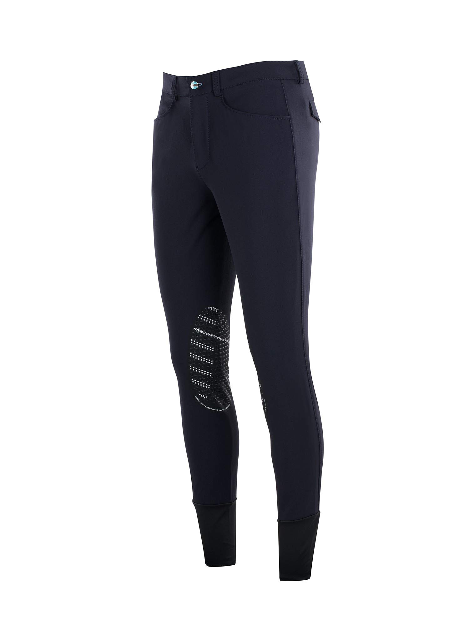Animo Herrenreithose MOLO mit Kneegrip, Reithose mit Kniebesatz
