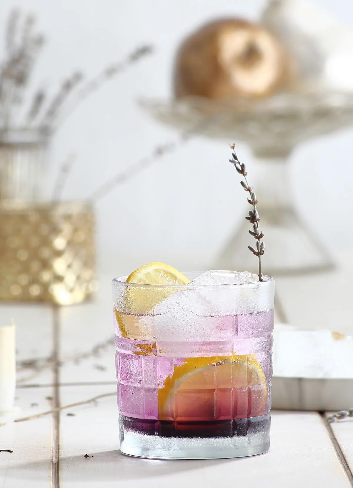 LAV Elegan Highball Cocktail Glasses Set - Ridged Glass Hiball Tumblers 335ml Pack Of 6 P0502654 - View #14