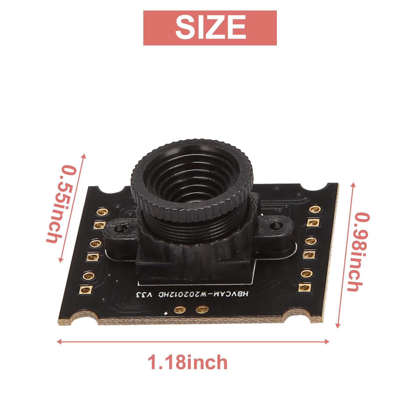 Booso USB Kamera Modul OV9726 CMOS 1MP 50 Grad Objektiv USB IP Kamera Modul für Windows Android- und Linux System