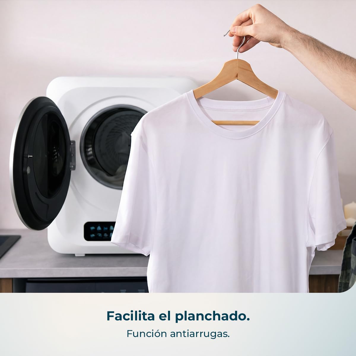 Cecotec Secadora Compacta de Evacuación 3Kg Bolero DressCode Dry 3400V. 8 Programas, Bajo Consumo, Secado Automático Inteligente, Pantalla FullColor, Función UV Care, Dry Shoe Pro y Delay Start